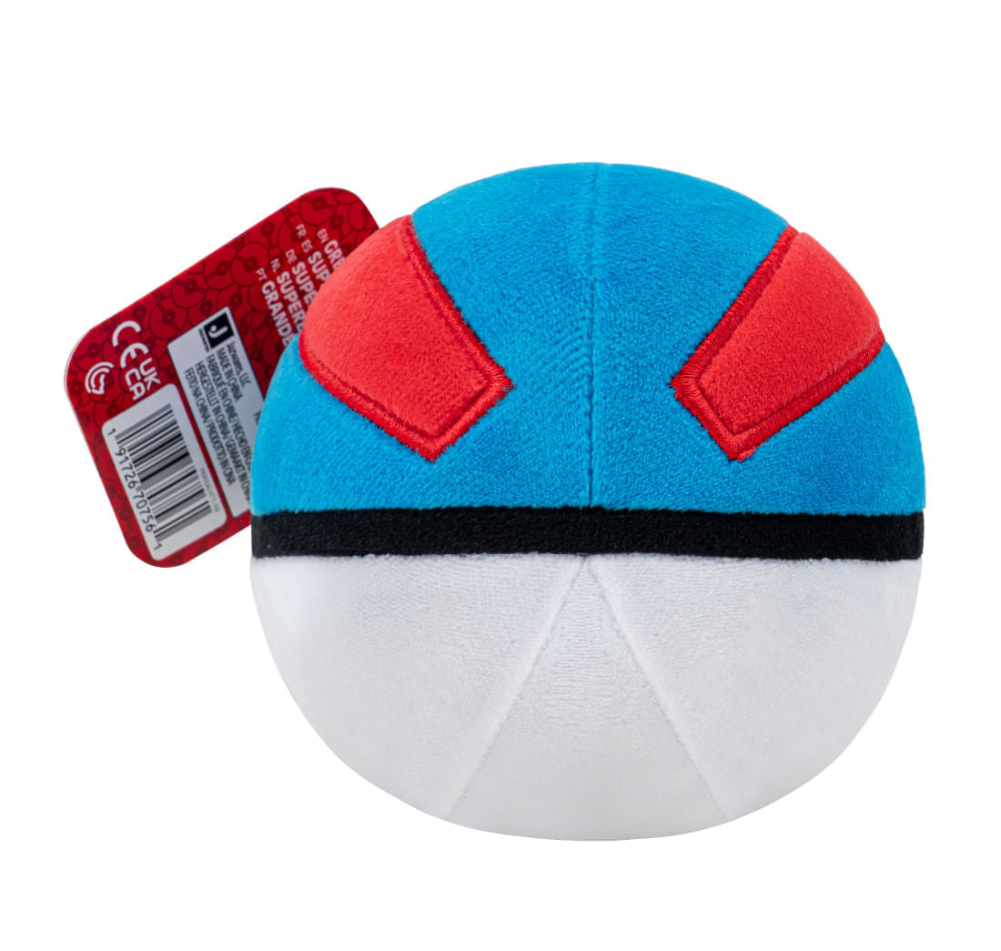 Peluche Pokémon - Super Ball - 12cm