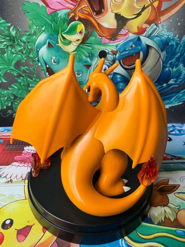 Figurine Porte-Carte Dracaufeu + Dracaufeu ex + Reptincel + Salamèche