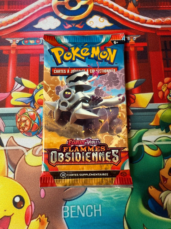 Booster scellé Flammes Obsidiennes Illustration Vrombotor