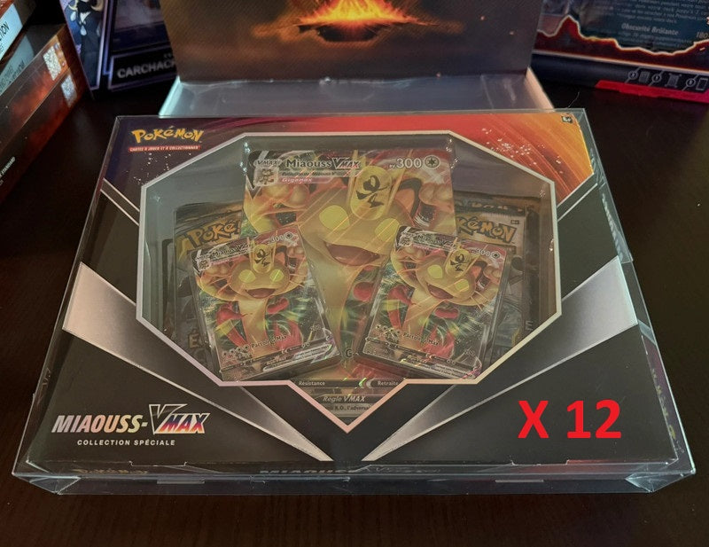 Phoenix Shield - Boite de Rangement X 12 - Protection SOUPLE pour Coffret Standard 4 Boosters Pokémon