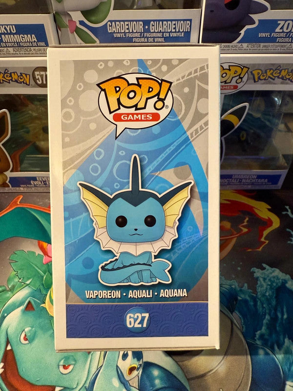 Pokemon - Figurine Funko POP - 9 cm - Aquali / Vaporeon - Boîte abîmée