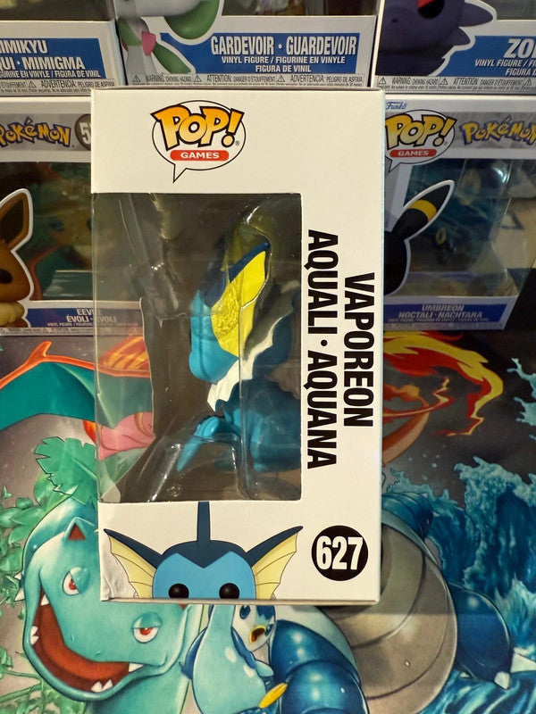Pokemon - Figurine Funko POP - 9 cm - Aquali / Vaporeon - Boîte abîmée