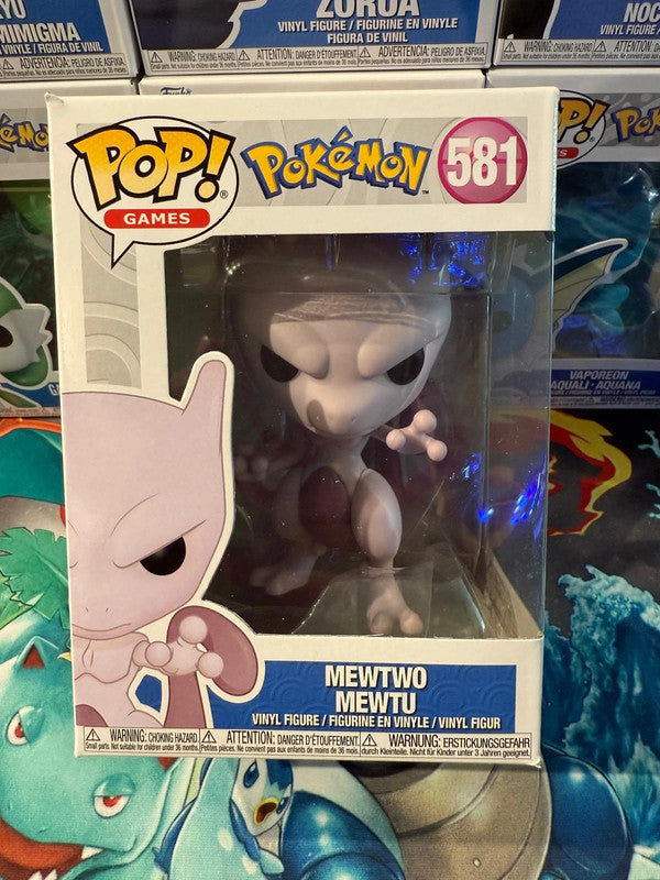 Pokemon - Figurine Funko POP - 9 cm - Mewtwo - Boîte abîmée