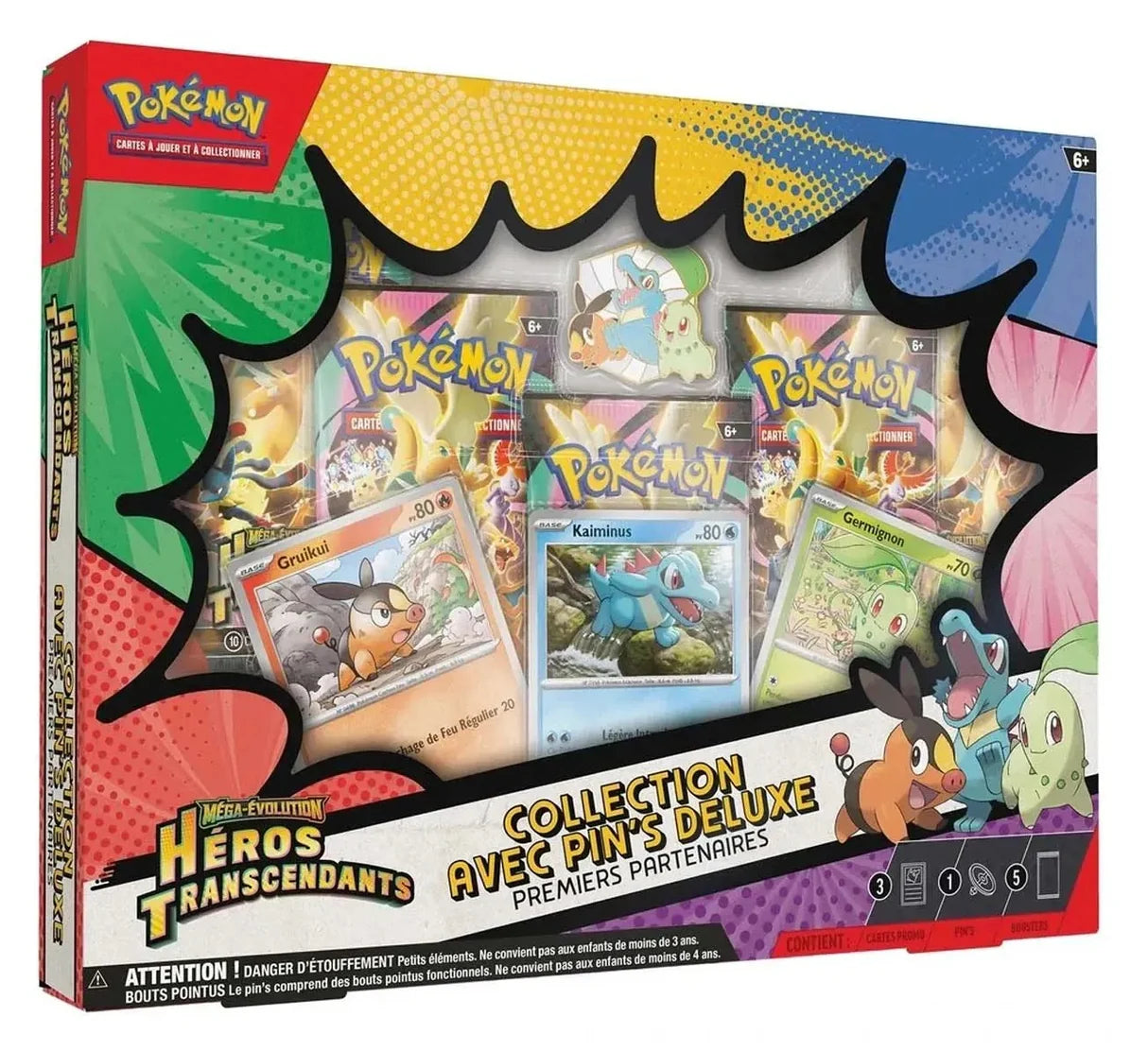Coffret Collection Pokémon Pin's Deluxe - ME02.5 Héros Transcendants
