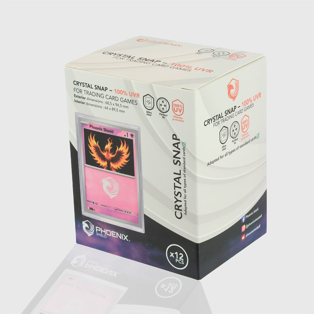 Phoenix Shield - Paquet de 12 Sleeves mini Snap ultimate 100% UVR