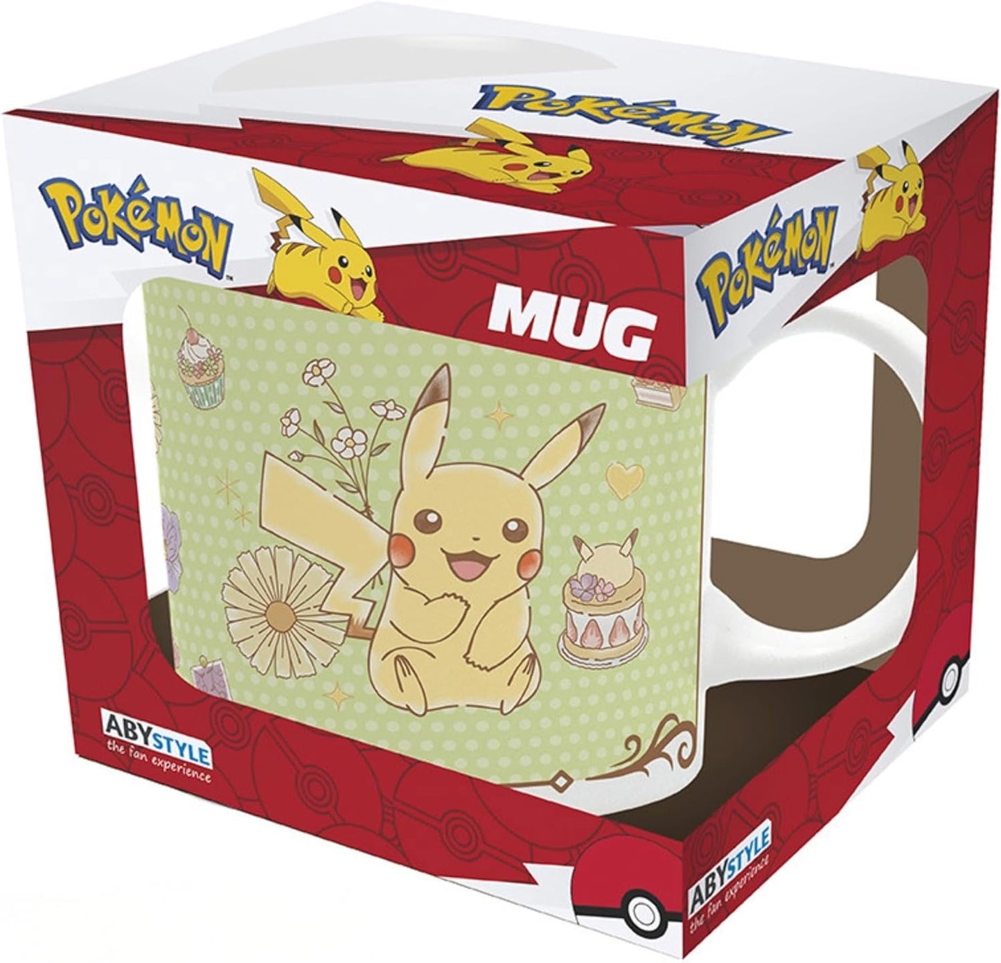 Mug Pokémon Pikachu & Évoli "Pokémon Café" (320 ml)