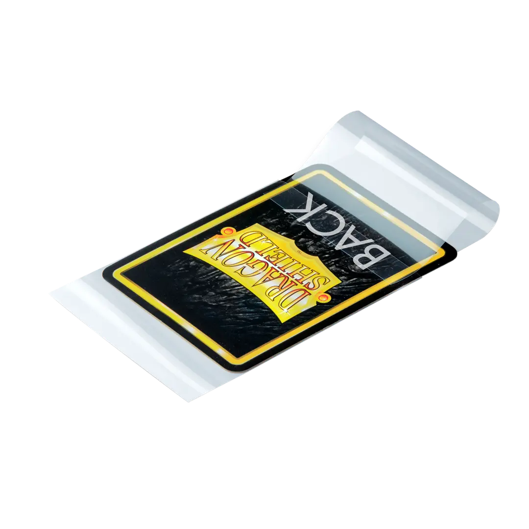 Sleeves - Dragon Shield - 100 protège-cartes Perfect Fit Standard Refermable Transparent