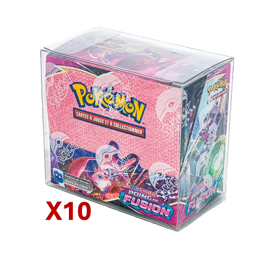 Protection SOUPLE pour Display Pokémon x10