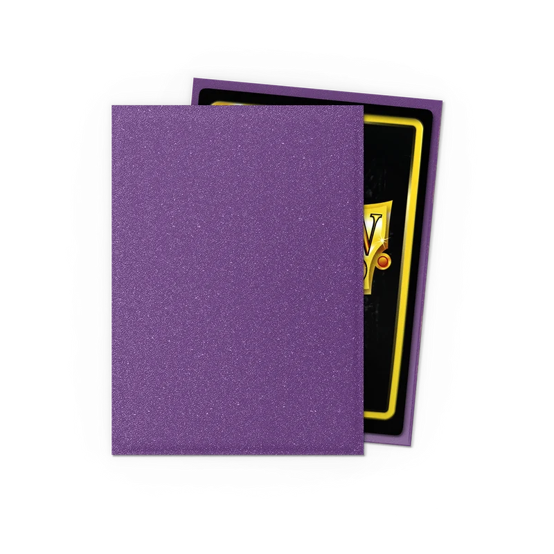 Dragon Shield Sparkle Serie Amethyst Matte - 100 Sleeves Standard Violet Améthyste Serie Étincelante