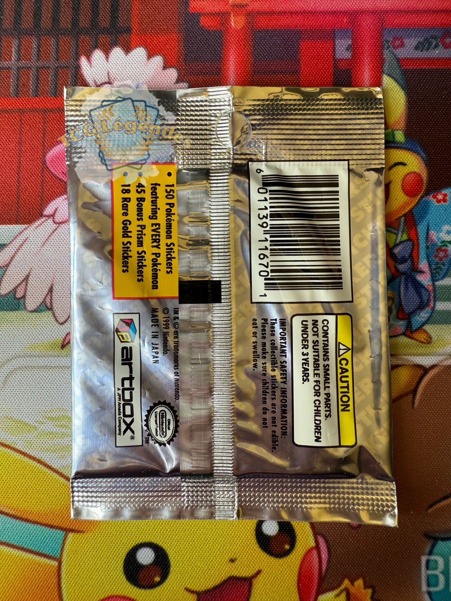 Booster Stickers Pokémon Artbox Série 1