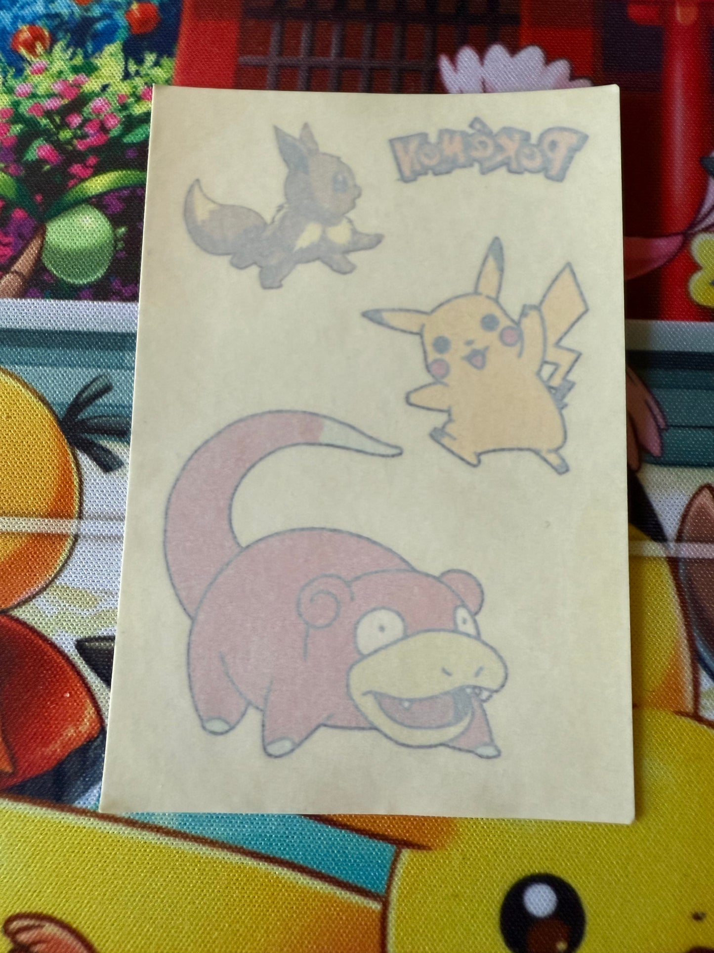 Planche de Tatouages Pokémon