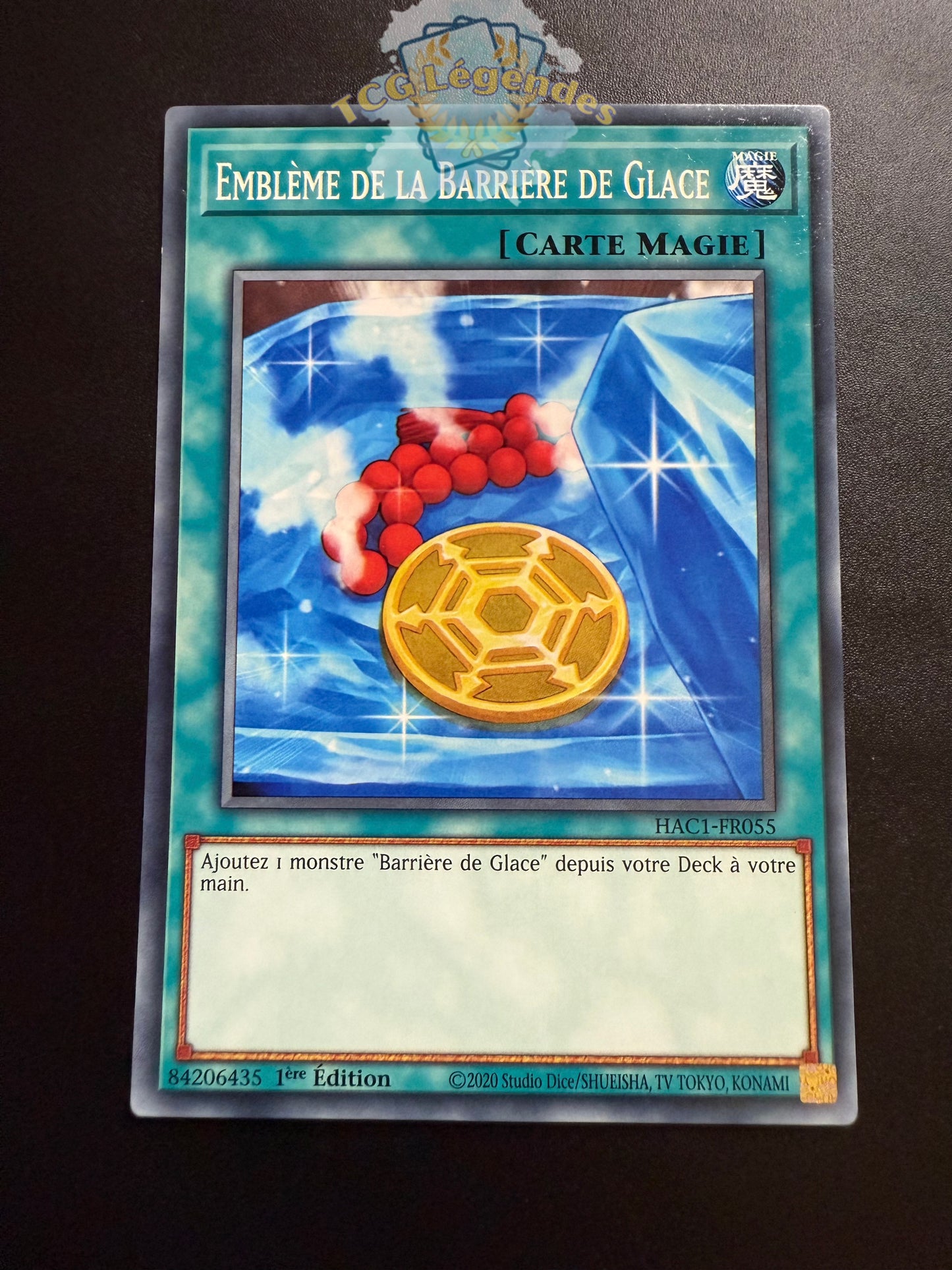 Emblème De La Barrière De Glace HAC1-FR055