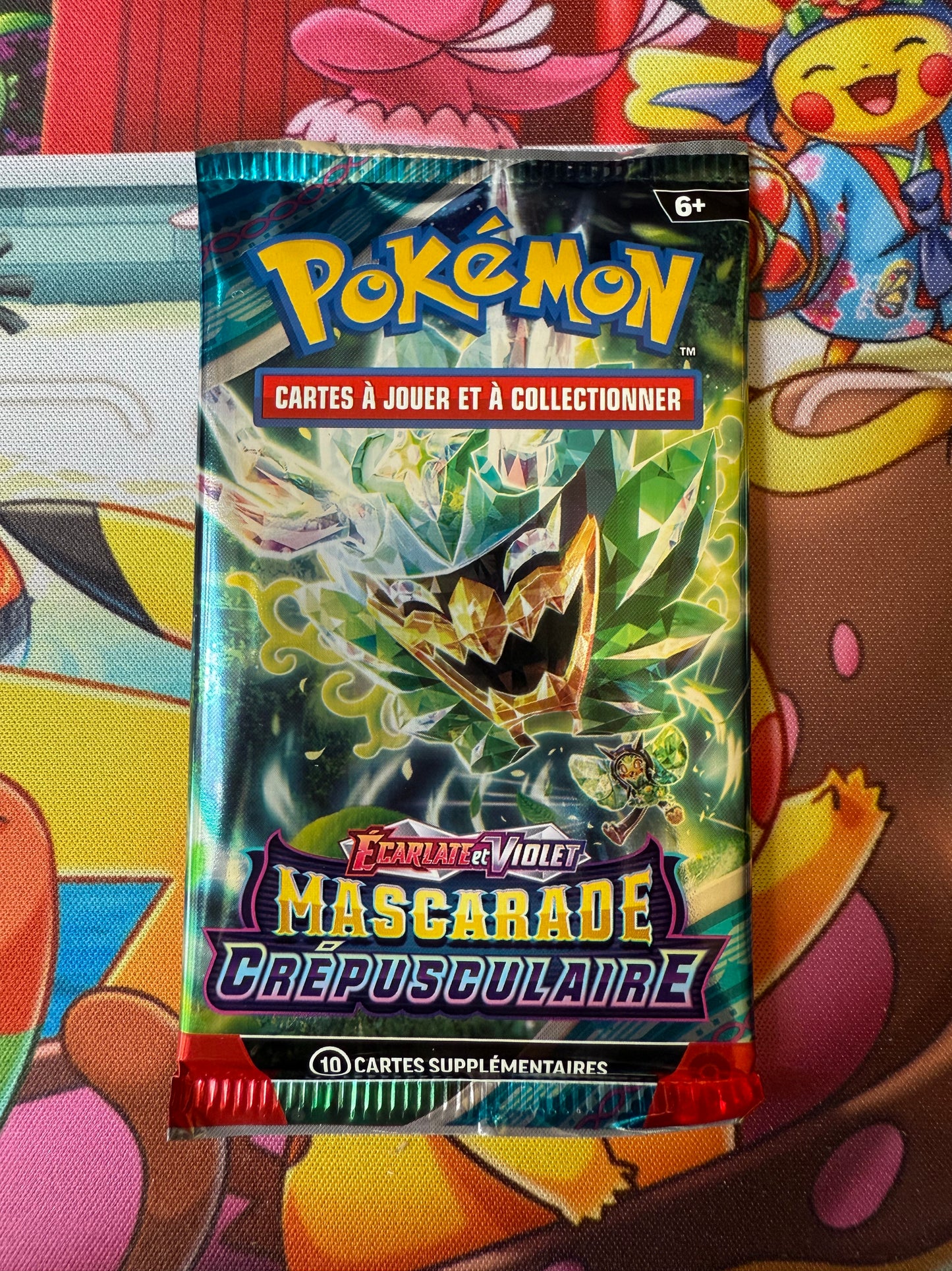 Booster scellé Mascarade Crépusculaire Ogerpon Masque Turquoise