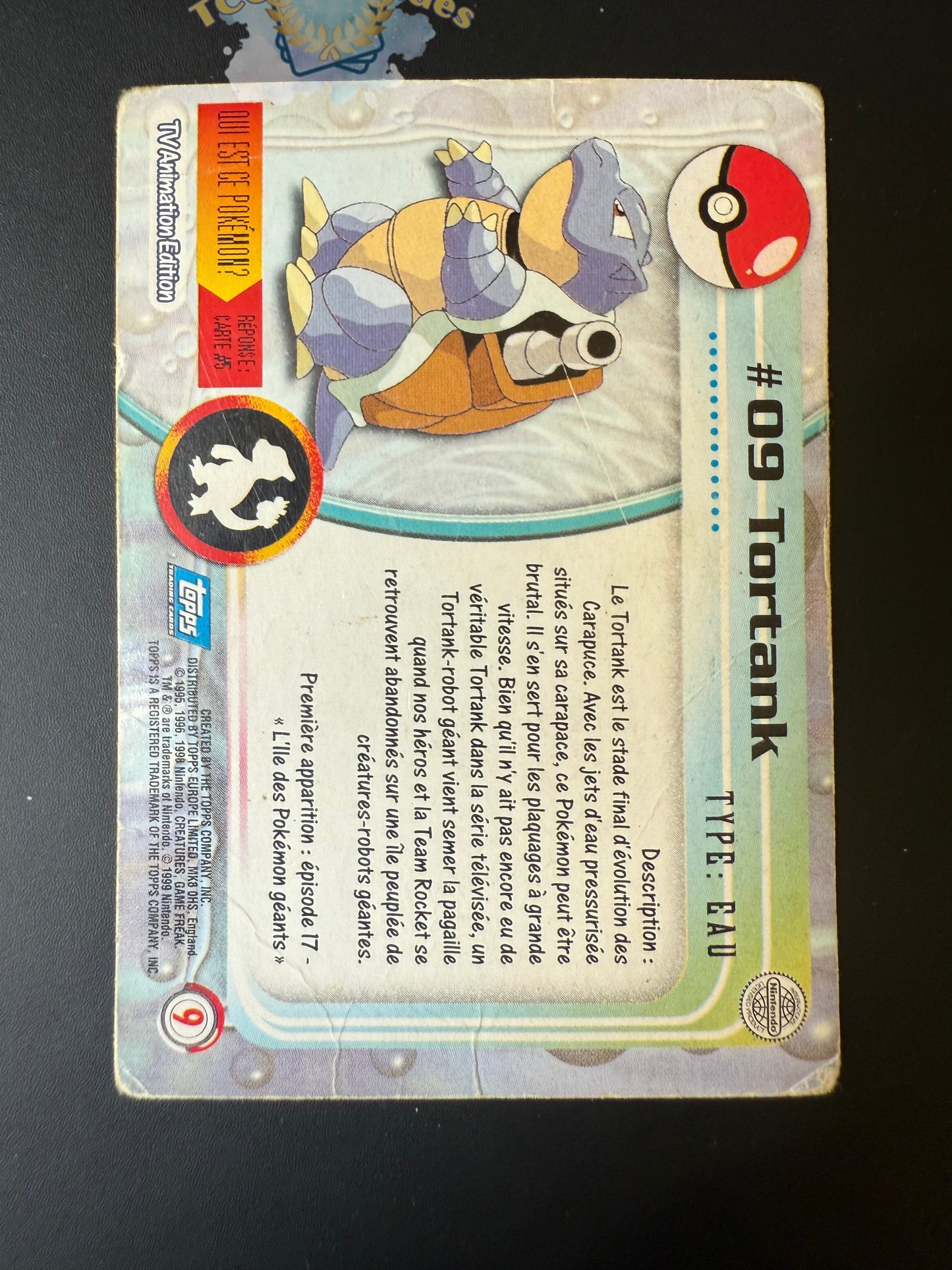 Tortank Holo Topps 09