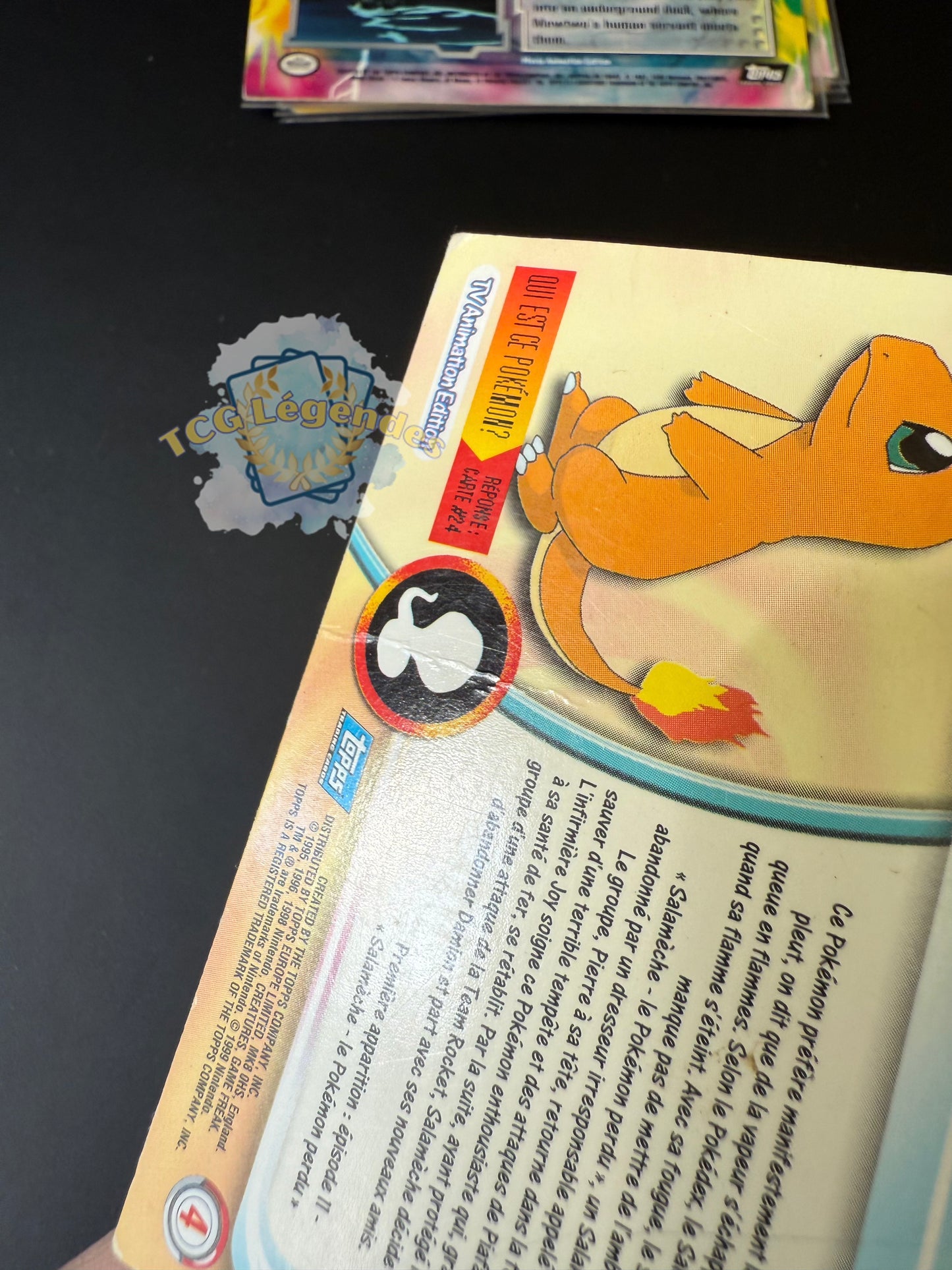 Salamèche Holographique Topps 04