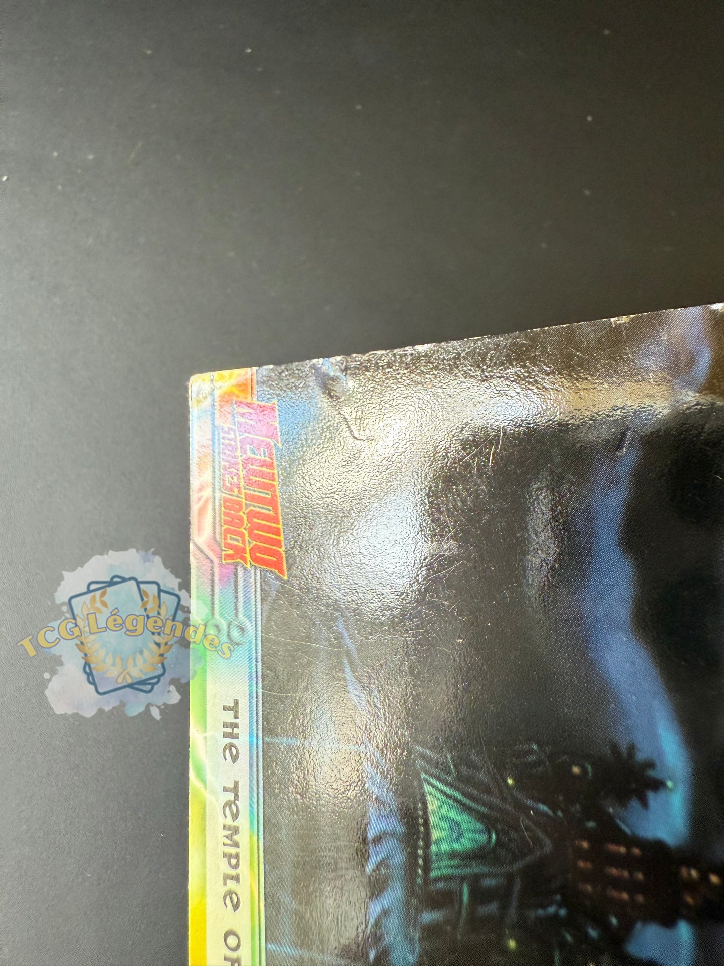 The temple of Mewtwo Topps 18