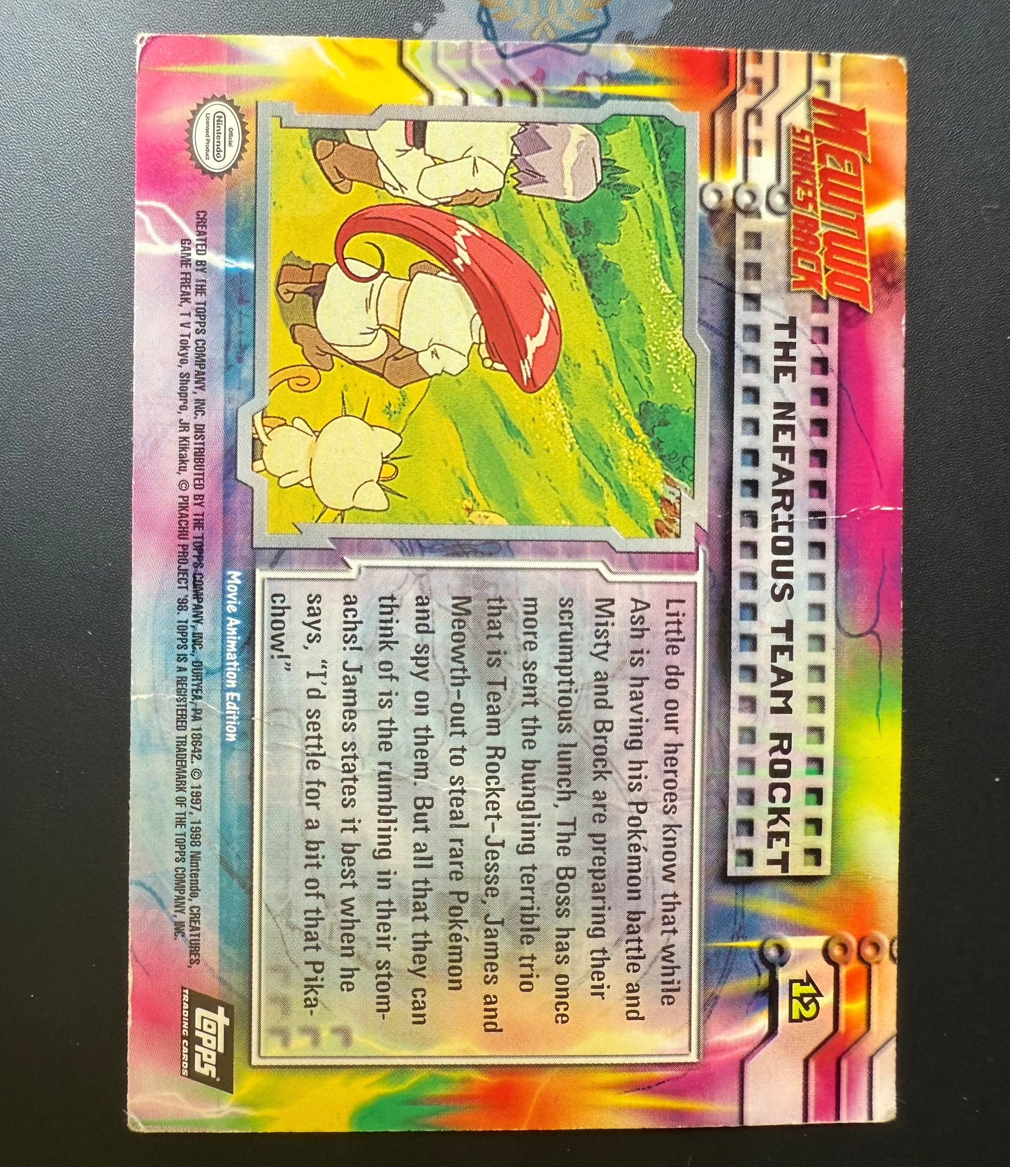 The Nefarious Team Rocket Topps 12