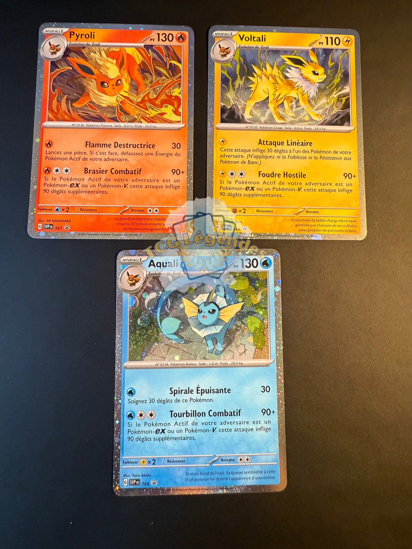 Promo Tripack Evolutions Prismatiques Pyroli + Voltali + Aquali / SVP167 + SVP168 + SVP169