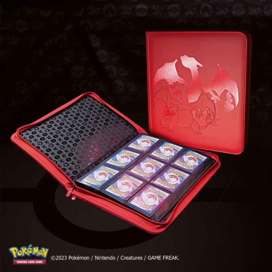 Ultra Pro - Classeur Zippered Pokémon Premium Pro-Binder Dracaufeu 9 Cases