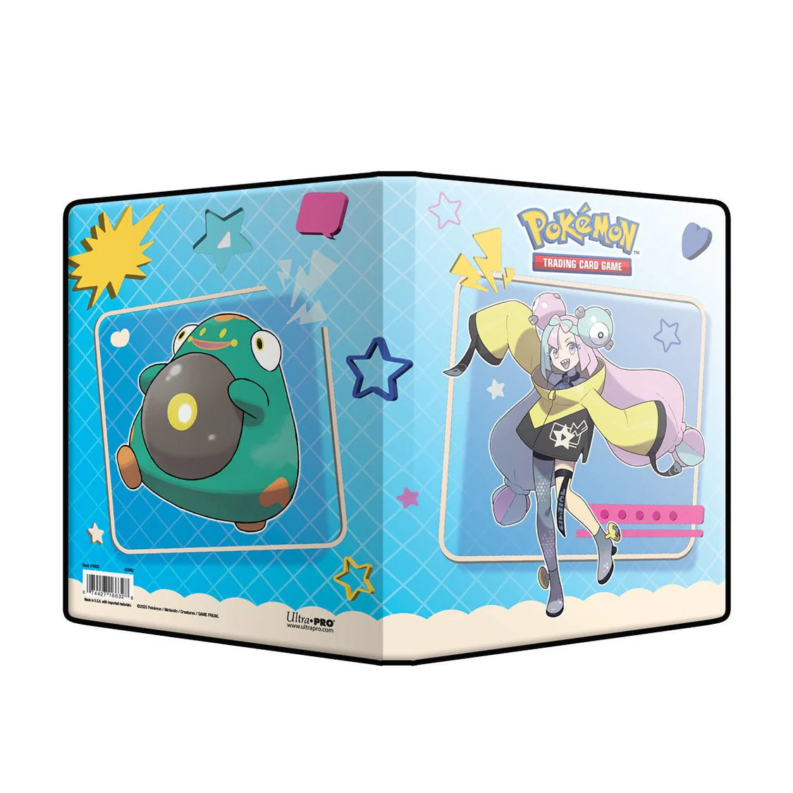 Portfolio A5 Pokémon - Iono et Ampibidou - 4 Cases
