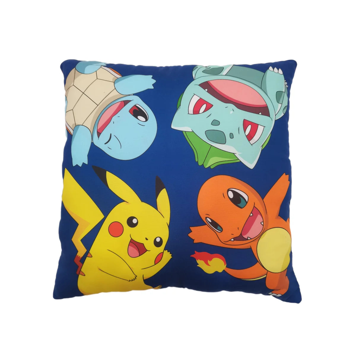 Pokemon Coussin Double Face Pokéball, Starters et Pikachu (40x40cm)