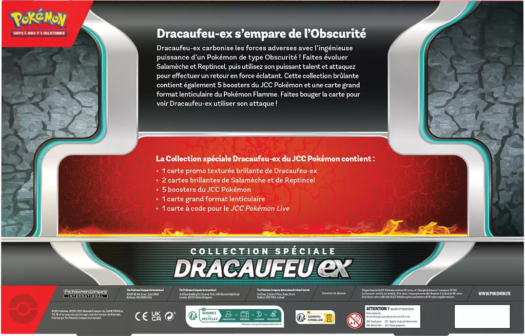 Coffret 5 boosters Collection Spéciale - Dracaufeu EX