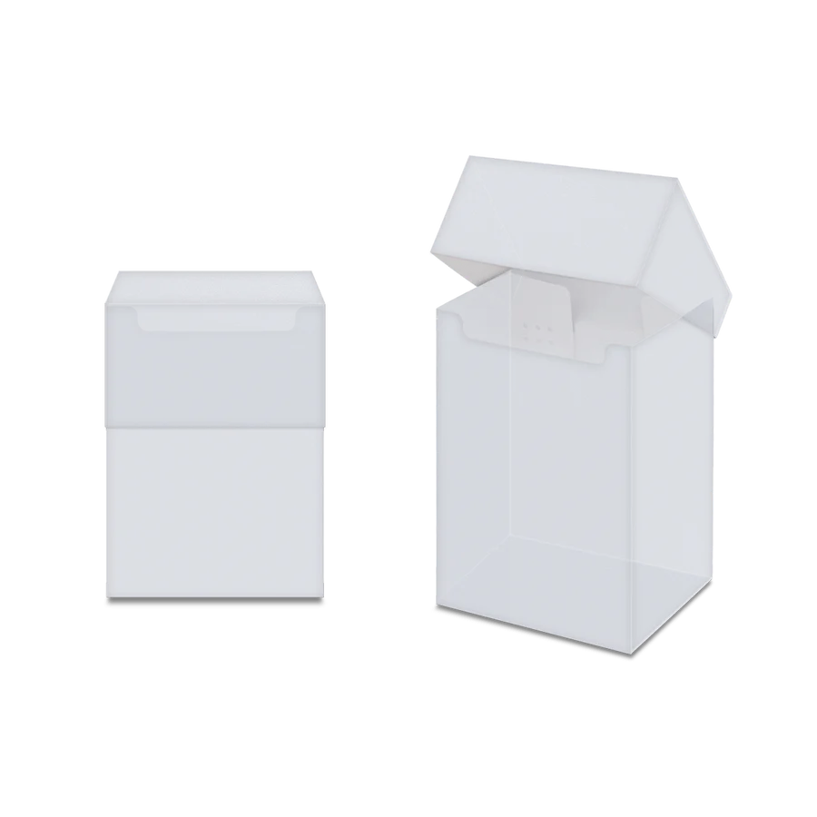 Deck Box Solid 80+ - Ultra Pro - Transparent
