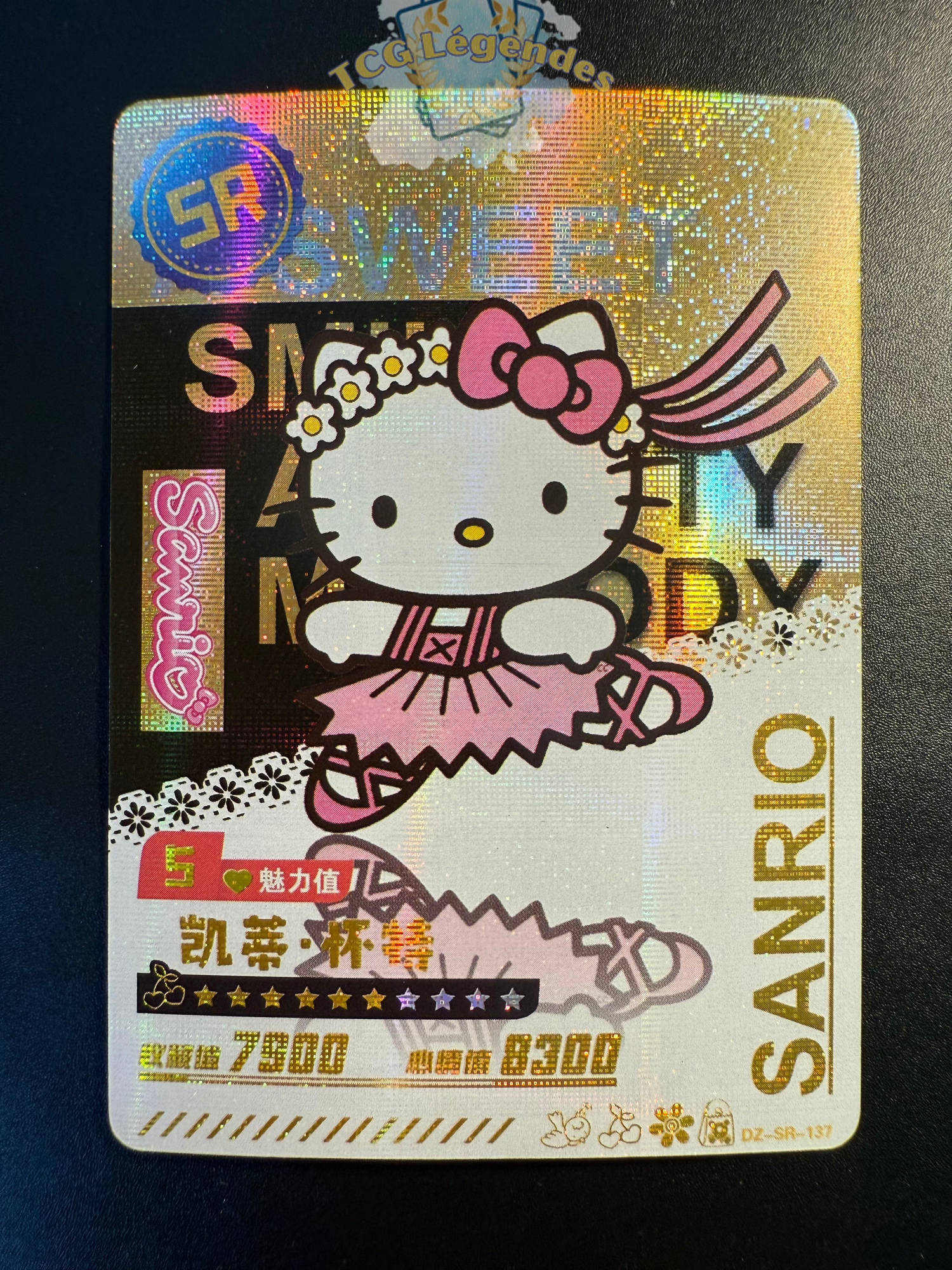 Carte à l'unité Hello Kitty