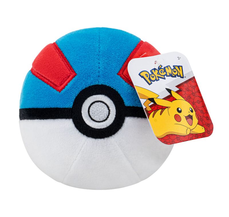 Peluche Pokémon - Super Ball - 12cm