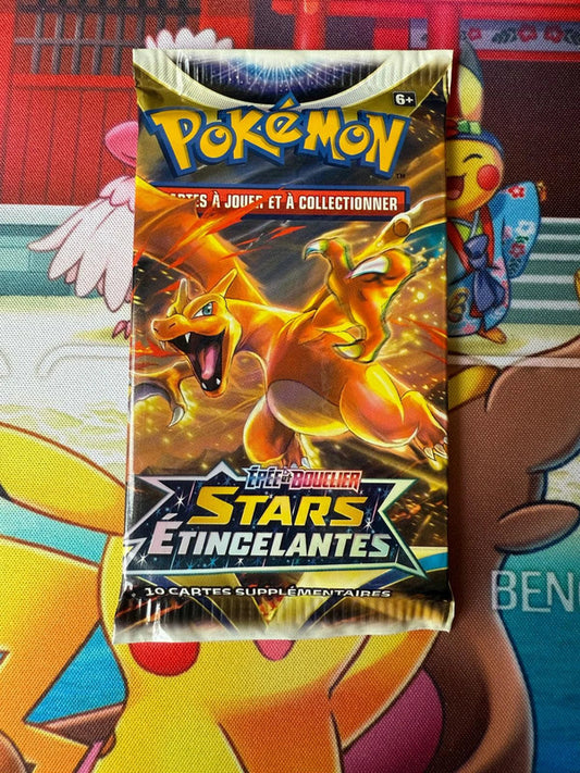 Booster scellé Stars Etincelantes Illustration Dracaufeu