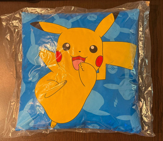 Pokemon Coussin Double Face Carapuce et Pikachu (40x40cm)