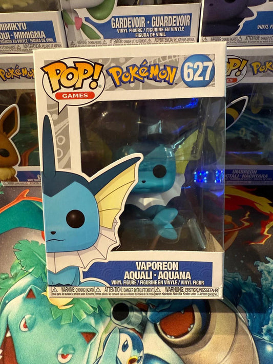 Pokemon - Figurine Funko POP - 9 cm - Aquali / Vaporeon - Boîte abîmée