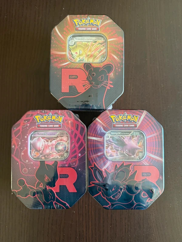 Lot des 3 Pokébox team rocket 2025 Neuf Scellé FR