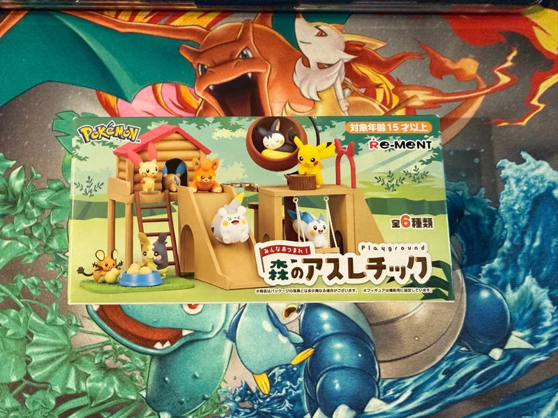 Re-Ment Figurine Diorama Pokémon Playground In The Forest