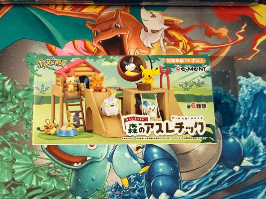Re-Ment Figurine Diorama Pokémon Playground In The Forest