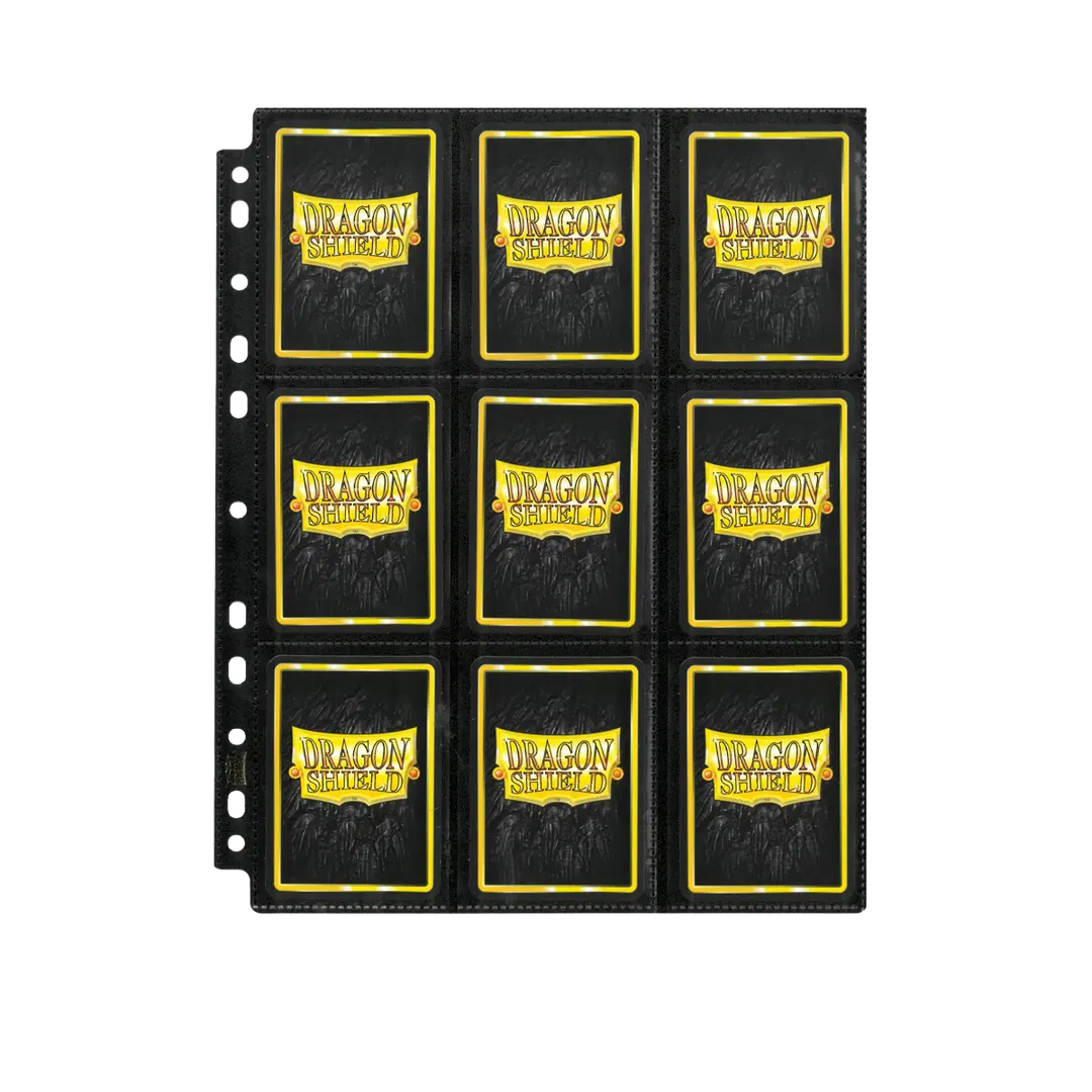 Dragon Shield - 50 Feuilles de classeurs 18 cases - Clear