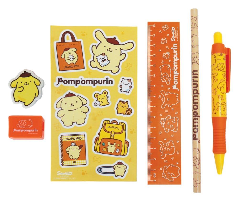 Sanrio - Set d'Écriture 6 Pièces Pompompurin