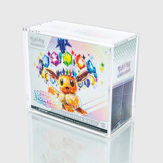 Phoenix Shield - Protection Acrylique pour ETB Pokémon (Fermeture Magnétique)
