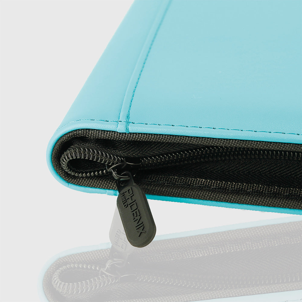Portfolio Phoenix Shield 9 Cases - Premium Zip - Turquoise