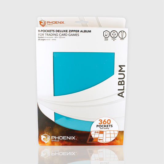 Portfolio Phoenix Shield 9 Cases - Premium Zip - Turquoise