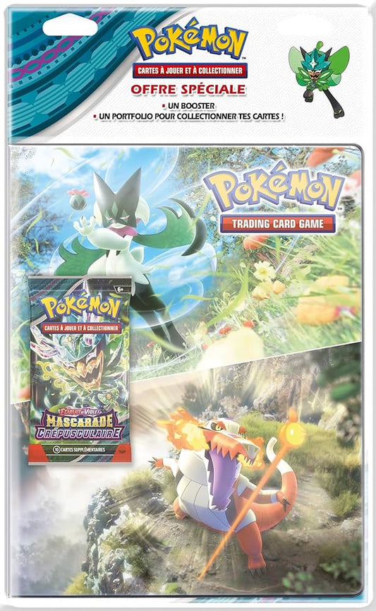 Portfolio Flamigator & Miascarade + 1 booster EV06 Mascarade Crépusculaire