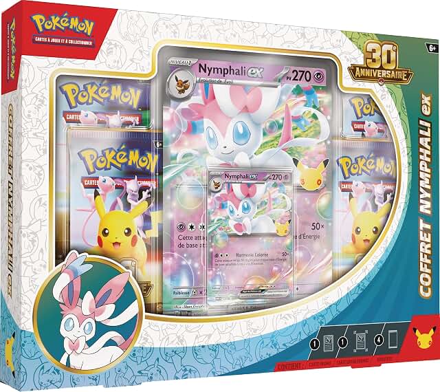 Coffret Pokémon 30ᵉ Anniversaire : Nymphali ex