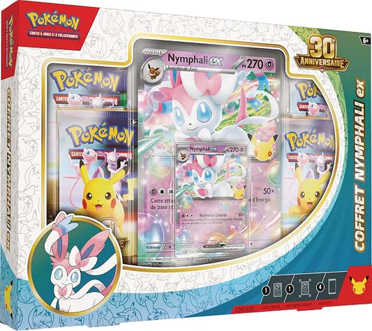 Coffret Pokémon 30ᵉ Anniversaire : Nymphali ex
