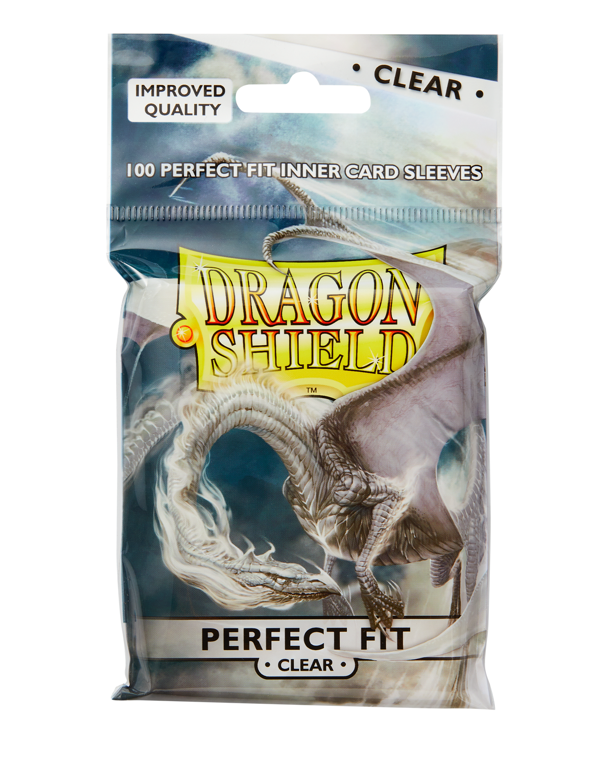 Sleeves - Dragon Shield - 100 protège-cartes Perfect Fit Standard Transparent