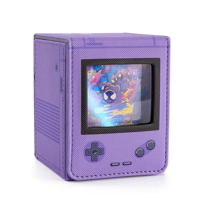 Venssu - Deck Box Avec Fenêtre - Retro Gaming Console - Violet
