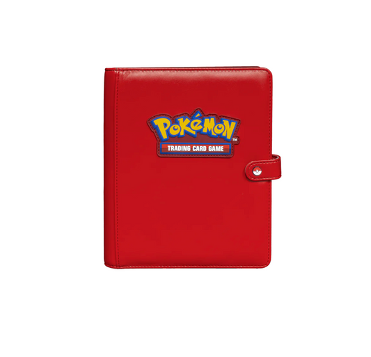 Ultra Pro - Portfolio Pokémon - Premium Red Snap Binder avec bouton pression Poké Ball