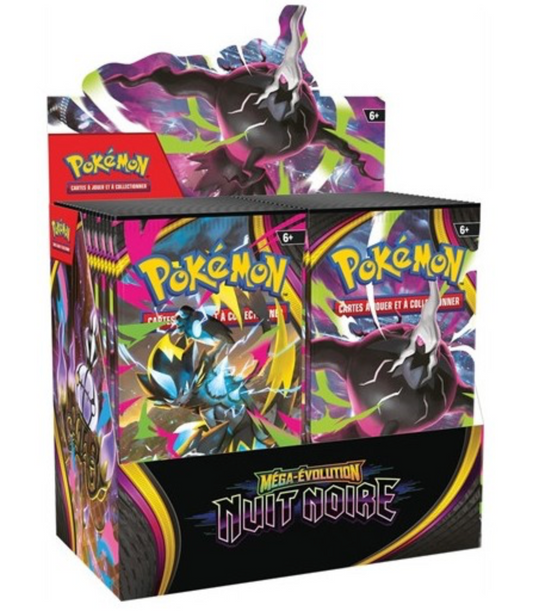 Display scellé Pokémon ME05 Nuit Noire