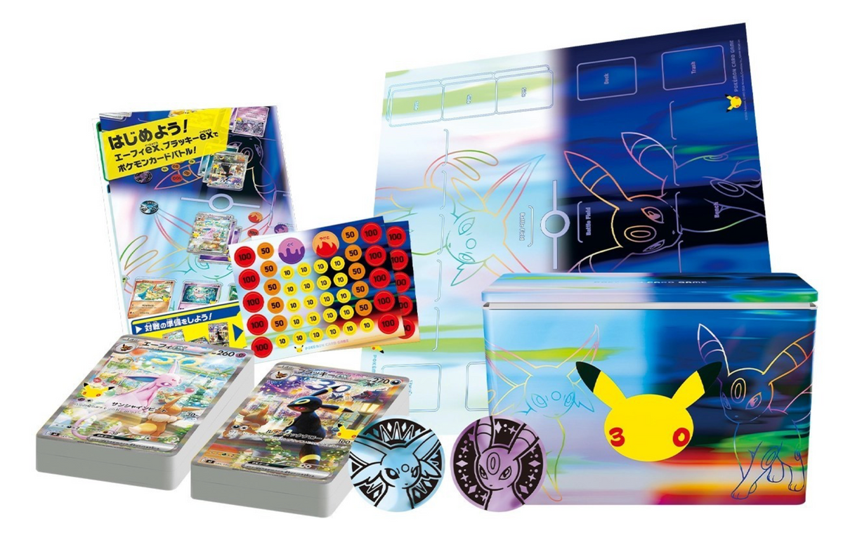 Coffret 30ᵉ Anniversaire Celebration Premium Deck Set Espeon & Umbreon