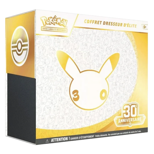 Coffret Dresseur d'Élite 30ᵉ Anniversaire Pokémon - ETB 30 ans