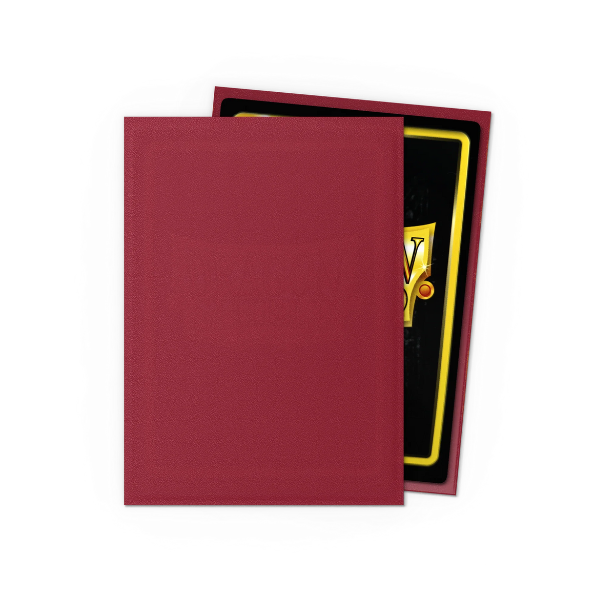 Dragon Shield Blood Red Matte - 100 Sleeves Standard Rouge Sang